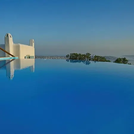 Beautiful Mykonos 11 Bedrooms Atlantis Private Heated Infinity Pool And Outdoor Jacuzzi Kastro Fanari (Mykonos)
